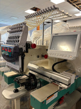 Load image into Gallery viewer, Used Feiya Embroidery Machine 1 Head – complete rebuild 15 Colors -with Hoops &amp; Cap System
